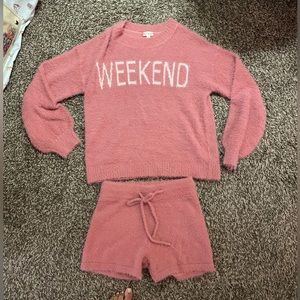 Fuzzy pjs! Size small BRAND NEW